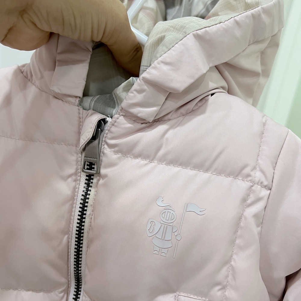 Burberry snow onesie little pink 3 m